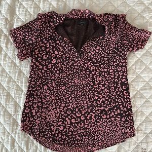 J. Crew cheetah blouse